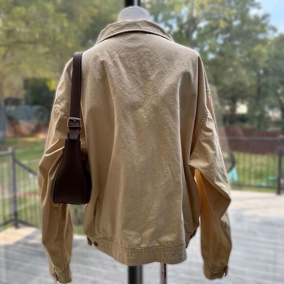 Gap Women's Cream and Yellow Jacket - Picture 2 of 4